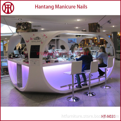 Good quality mall fashionable nail bar display for sale